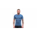 SENSOR MERINO AIR pánské triko kr.rukáv riviera blue