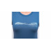 SENSOR MERINO AIR HILLS dámské triko kr.rukáv riviera blue