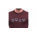 SENSOR MERINO BLEND ELEMENTS pánské triko kr.rukáv port red