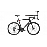 RIDLEY rámový set FENIX SLiC Black/Empress Grey Metallic/Candy Red Metallic