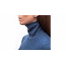 SENSOR MERINO BOLD dámské triko roll neck dl.rukáv cool blue