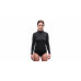 SENSOR MERINO AIR dámské body dl.rukáv černá