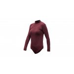SENSOR MERINO AIR dámské body dl.rukáv port red