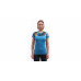 SENSOR MERINO IMPRESS dámské triko kr.rukáv modrá/universe