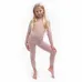 SENSOR MERINO AIR SET dětský triko dl.rukáv + spodky dusty pink