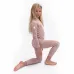 SENSOR MERINO AIR SET dětský triko dl.rukáv + spodky dusty pink