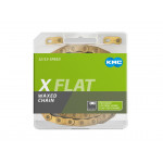 KMC X-FLAT ZLATÝ WAXED BOX