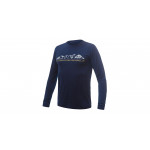 SENSOR MERINO ACTIVE MOUNTAINS pánské triko dl.rukáv deep blue