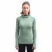 SENSOR MERINO DF dámské triko dl.rukáv s kapucí basil green
