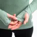 SENSOR MERINO DF dámské triko dl.rukáv s kapucí basil green