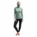 SENSOR MERINO DF dámské triko dl.rukáv s kapucí basil green
