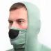 SENSOR MERINO DF pánské triko dl.rukáv s kapucí basil green