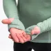 SENSOR MERINO DF pánské triko dl.rukáv s kapucí basil green