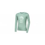 SENSOR MERINO DF PLANET dětské triko dl.rukáv basil green