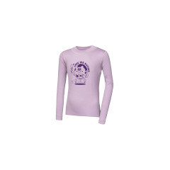 SENSOR MERINO DF PLANET dětské triko dl.rukáv mystic violet
