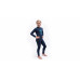 SENSOR MERINO DF PLANET dětské triko dl.rukáv deep blue