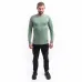 SENSOR MERINO CORDURA pánské triko dl.rukáv basil green