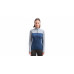 SENSOR MERINO BOLD dámské triko dl.rukáv zip cool blue/cool gray
