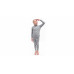 SENSOR MERINO BOLD dětský set triko dl.rukáv zip + spodky cool gray