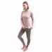SENSOR MERINO CORDURA dámské triko dl.rukáv dusty pink