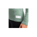 SENSOR MERINO DF dámské triko dl.rukáv zip basil green
