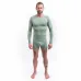 SENSOR MERINO AIR pánské triko dl.rukáv basil green
