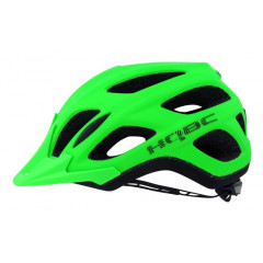 HQBC přilba Shoq reflexní zelená matná vel. M/54-5 54-58cm