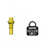 SAPIM nipl Alu Polyax 16 double square zlatý secure lock