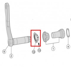 FSA náhradní díl K-Force T.Edit Preload Adjuster