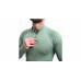 SENSOR MERINO DF pánské triko dl.rukáv zip basil green