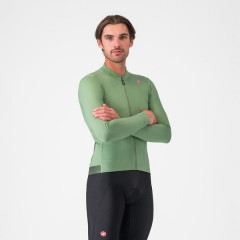 CASTELLI pánský dres Espresso Thermal, green peper