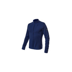 SENSOR MERINO UPPER pánská mikina celozip deep blue