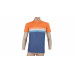 SENSOR CYKLO SUMMER STRIPE pánský dres kr.rukáv modrá/oranžová