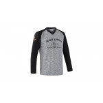 SENSOR CYKLO CHARGER pánský dres volný dl. rukáv šedá/černá