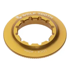 WOLF TOOTH matice Centerlock Rotor Internal Spline zlatá