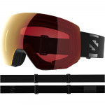 SALOMON lyžařské brýle Radium PRO sig.ph.black/poppy red
