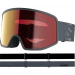 SALOMON lyžařské brýle Sentry PRO sigma ph.ebony/poppy red