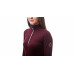 SENSOR MERINO UPPER dámská mikina krátký zip port red
