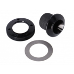SRAM CRANK ARM BOLT KIT SELF-EXTRACTING M18/M30 DUB ALUMINUM - FORCE E1 - NO LOGO - BLACK STEAL