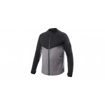 SENSOR COOLMAX THERMO pánská mikina celozip steel gray/černá