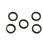 TRUVATIV CRANK CHAINRING NUT SPACER KIT 2MM ALUMINUM BLACK QTY5