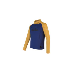 SENSOR COOLMAX THERMO MOUNTAINS pánská mikina deep blue/mustard