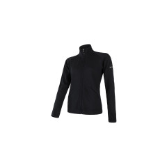 SENSOR MERINO UPPER dámská mikina celozip černá