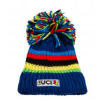 SANTINI Zimní čepice UCI Big Bobble Blue