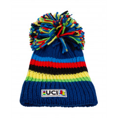 SANTINI Zimní čepice UCI Big Bobble Blue