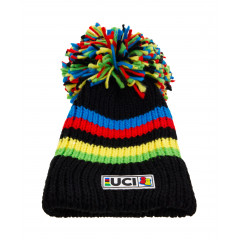 SANTINI Zimní čepice UCI Big Bobble Black