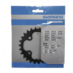 SHIMANO PŘEVODNÍK SLX M660 26ZUBŮ 3x9 ČERNÝ