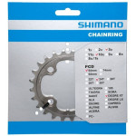 SHIMANO PŘEVODNÍK DEORE XT FCM780 24ZUBŮ 3x10 STŘÍBRNÝ