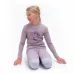 SENSOR MERINO DF PLANET dětské triko dl.rukáv mystic violet