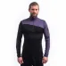 SENSOR MERINO EXTREME UP pánská mikina dl.rukáv zip černá/grape purple